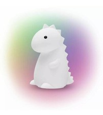 Silicone Tommy Dinosaur White LED Multi-Color Changing Integrated Rechargeable