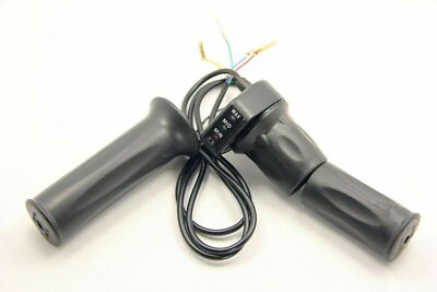 48V E-Bike Drossel Drehgriff Fahrrad Lenkergriff Gasgriff Moped mit Adapter