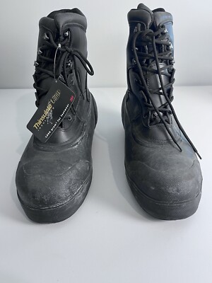 NWT Chet's Shoes Mens Black Thinsulate Insulation Ultra Snow Gear Boots Size 11