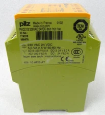 PILZ 774318 Safety relay PNOZ X3 230VAC 24VDC 3N/O 1N/C 1SO