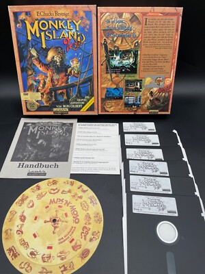 Monkey Island 2 Le Chucks Revenge - OVP/CIB - PC/IBM 5,25'' - BIG BOX - TOP