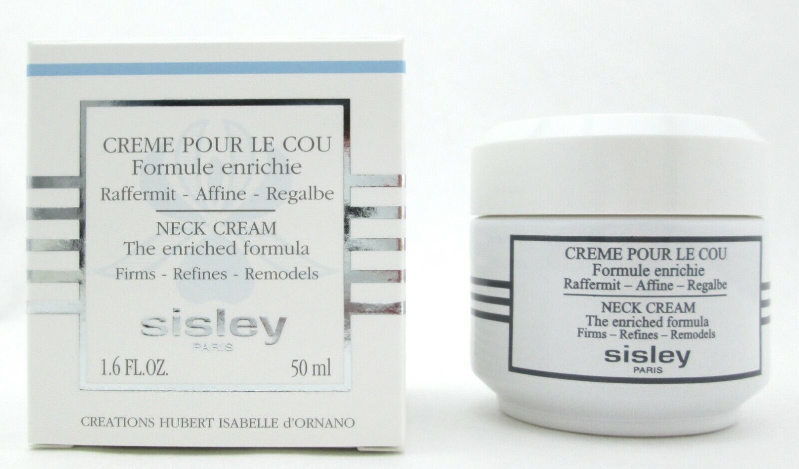 Sisley Neck Cream The Enriched Formula Firms, Refines, Remodels 1.6 oz./ 50 ml.