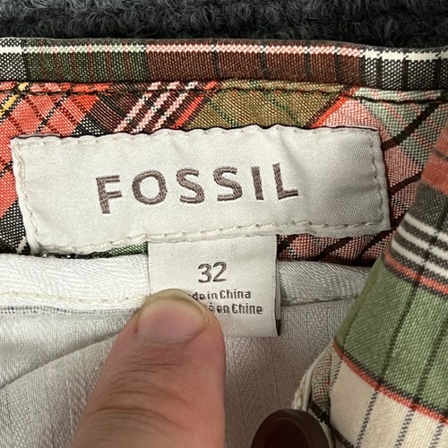 Fossil Shorts Mens 32 Striped Multicolor Colorful Pockets Sutton Short - Picture 5 of 11