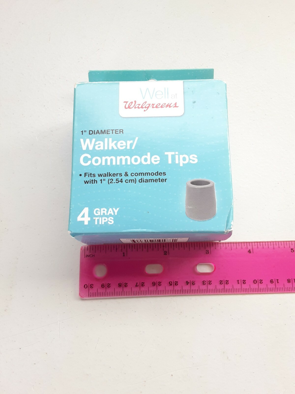 Well at Walgreens, 4 Gray Tips of 1 inch diameter Tips