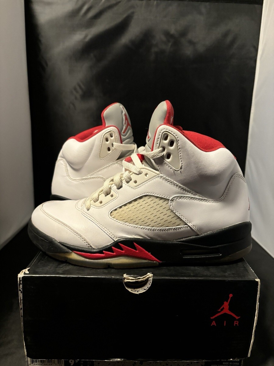 Size 9.5 - Air Jordan 5 Retro 2013 Fire Red 676556961227| eBay display picture 3