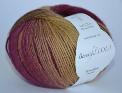 Beautiful Lola Merino Seta Degrade Yarn 80% Wool/20% Silk from Italy