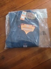 Vintage Levis 501 Jeans Mens 32 34Blue Button Fly NOS Pre Shrunk Denim New Tags