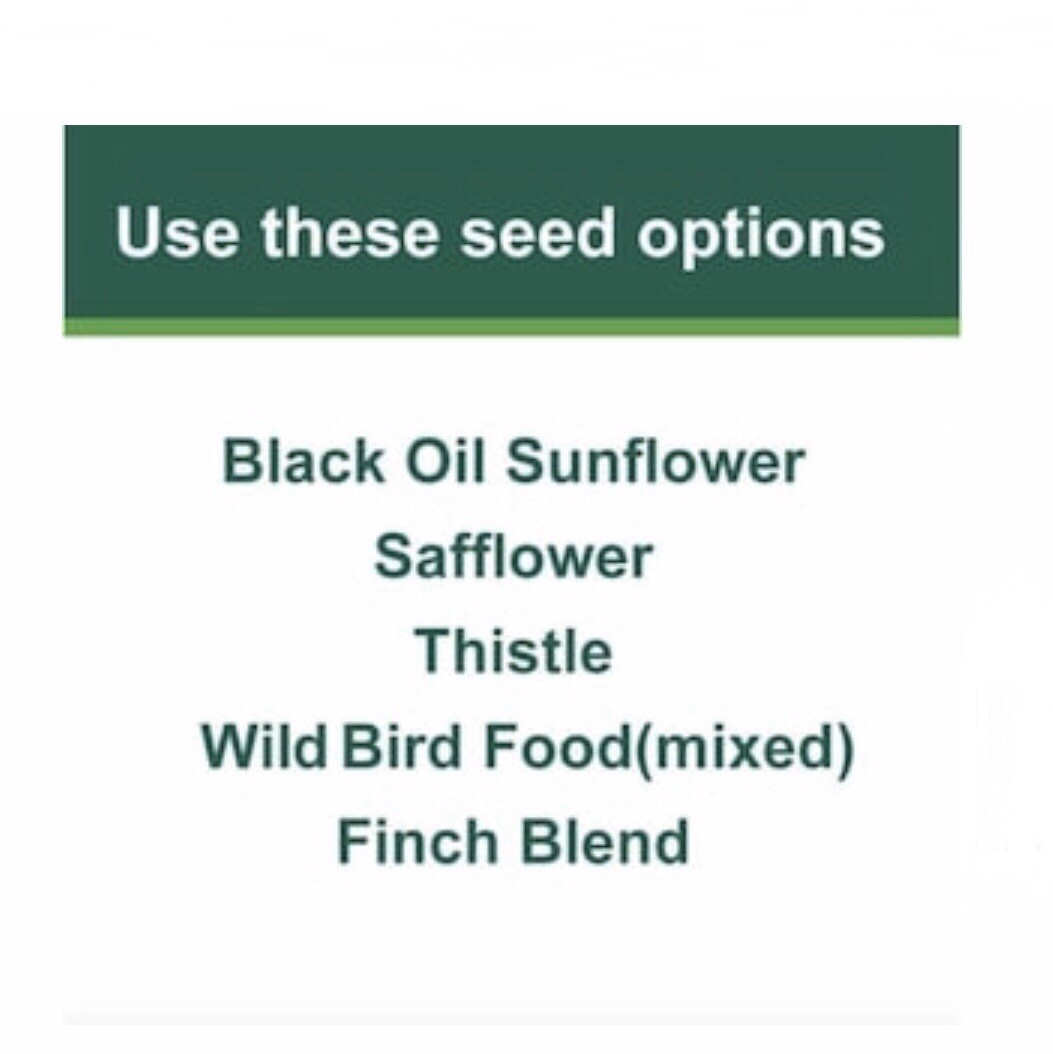 Tube Bird Feeder Lightweight Easy Fill & Clean Garden Treasures (New)