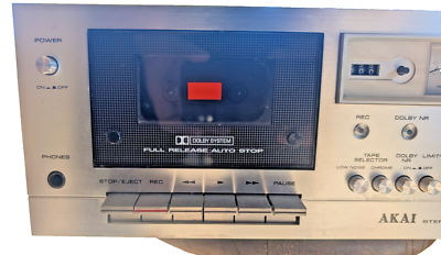 1977-79 Akai CS-702D II Vintage Stereo Cassette Deck Player