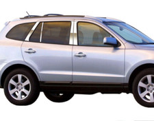 For 2006-2012 Hyundai Santa Fe 8pc Stainless Steel Chrome Pillar Post Trim