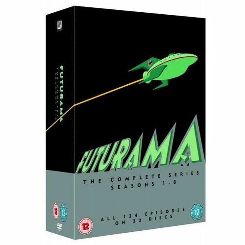 FUTURAMA THE COMPLETE SERIES COLLECTION 1-8 DVD BOX SET 23 DISCS