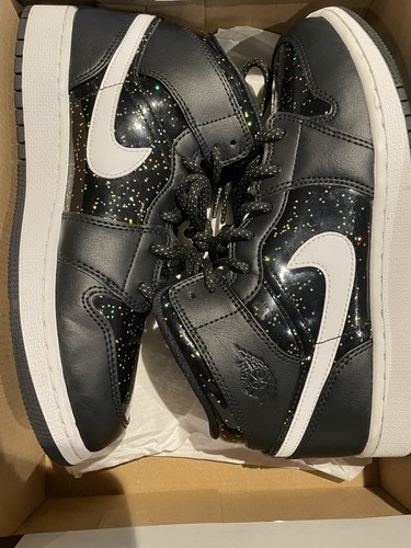 jordan 1 mid black speckle