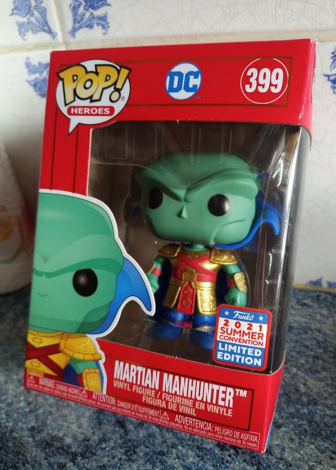 En Oferta Funko Pop Dc Comics 2021 Summer Convention Limited Edition Martian Manhunter 399