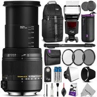 Sigma 18-250mm F/3.5-6.3 Dc Macro Os Hsm Lens For Canon With Accessories Bundle on sale Sigma 18-250mm F/3.5-6.3 Dc Macro Os Hsm Lens For Canon With Accessories Bundle on sale