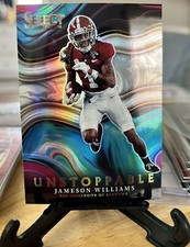 2022 Select Football Draft Picks US-JW Prizm Jameson Williams Unstoppable ROOKIE