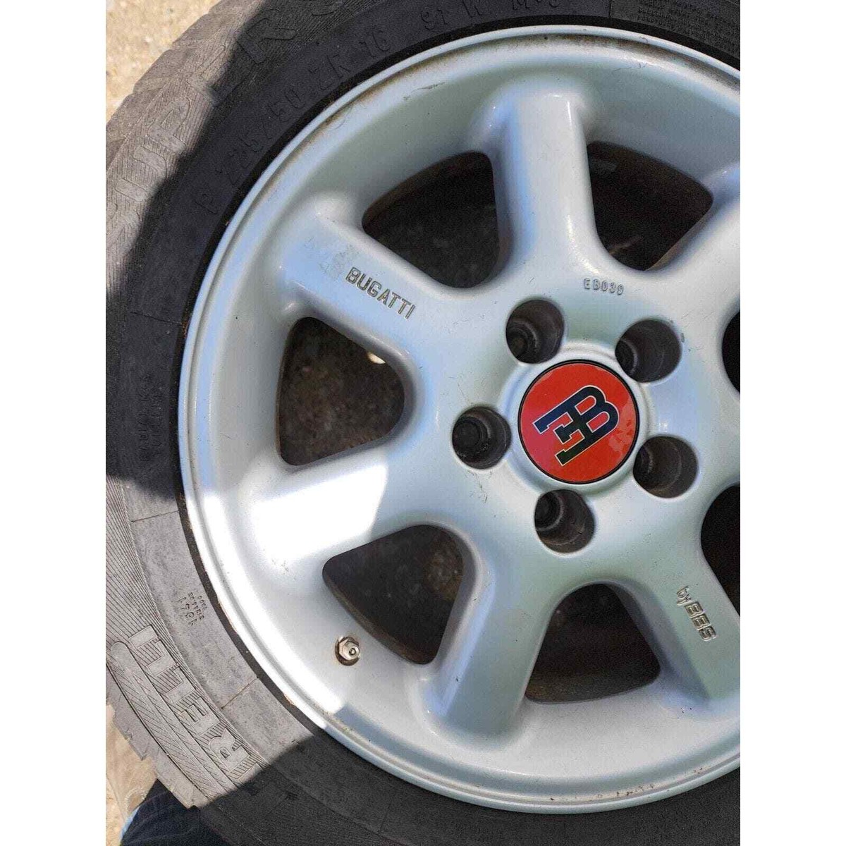 Rare Bugatti BBS Wheel Rim EB039 16x7.5 | Silver | Aftermarket Branded