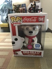 Funko Pop! Ad Icons - Coca-Cola Polar Bear (Flocked) Vinyl Figure (Funko Shop...
