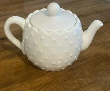 Teapot by Young's Inc: Ceramic 35-40oz Farmhouse, Cottage, Rustic, Charming