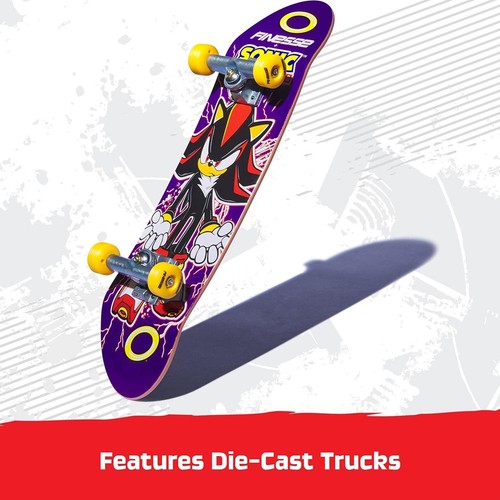 SHADOW x SONIC THE HEDGEHOG x FINESSE skateboard TECH DECK HANDBOARD spin master - Picture 9 of 9