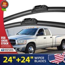 OEM Premium Wiper Blades 24" & 24" for Dodge Ram 1500 2500 3500 2003-2009