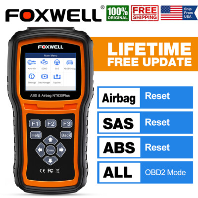 Foxwell Car OBD2 Scanner Diagnostic Scan Tool Code Reader ABS Bleeding SRS SAS