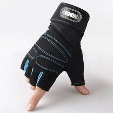 Half Finger Workout Gloves Wrist Support Non Slip for Gym Fitness Training Lifts