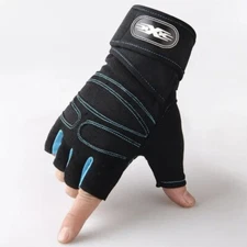 Half Finger Workout Gloves Wrist Support Non Slip for Gym Fitness Training Lifts