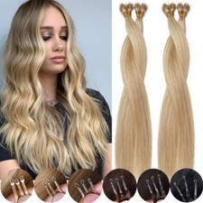Nano Ring Real Remy Human Hair Rings Loop Beads Hair Extensions Balayage 1G Tip