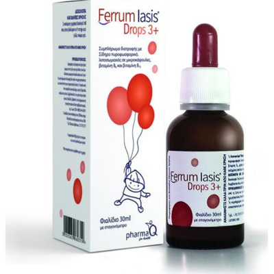 PharmaQ Ferrum Iasis Drops 3+, Iron Dietary Supplement, 30ml