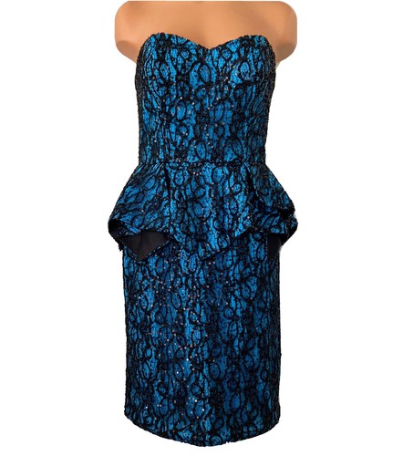 lipsy peplum dress Buy Lipsy Light Blue Floral Print Peplum Touch Of Linen Midi Dress from the  Next UK online shop