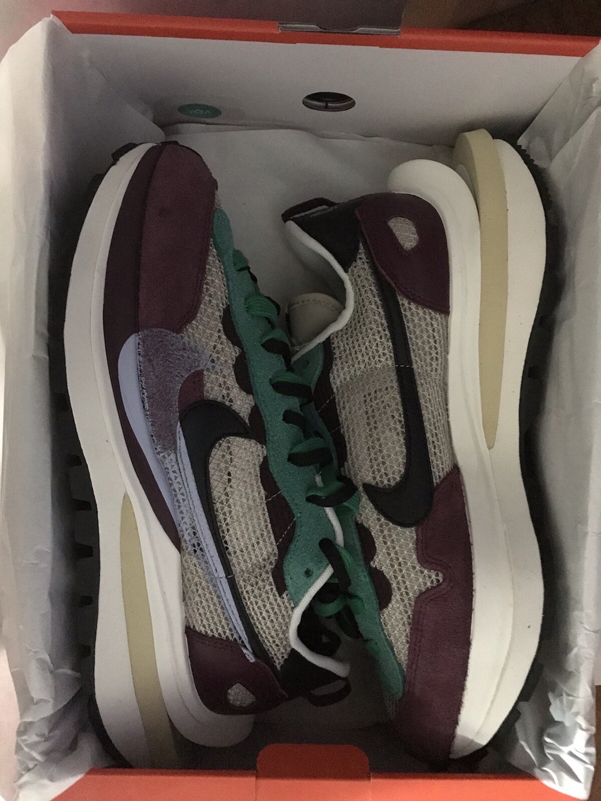 SACAI X NIKE Nike x sacai vaporwaffle Villain rosso UK9 5