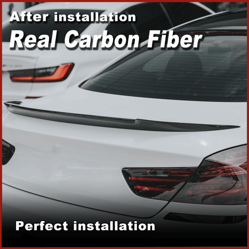 Carbon Heckspoiler Kofferraum Flügel Spoilerlippe für BMW F06 640i 650i M6 13-16 - Picture 6 of 13