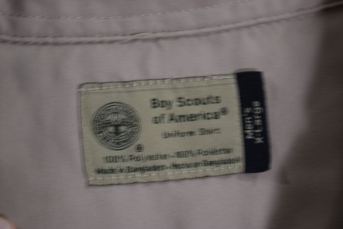 Boy Scout VENTED Men’s XL MICROFIBER Official SOFT Uniform Shirt Circle 10 TX - Picture 2 of 14