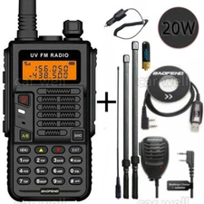 2X Baofeng X5 Plus 128 CH Uhf Vhf Dual Band Two Way Ham Radio Walkie Talkie USA 