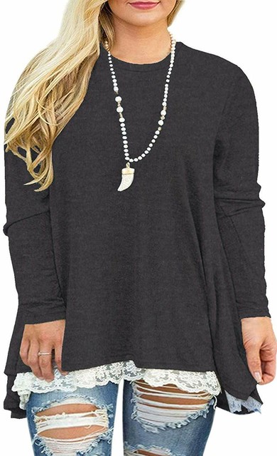 long flowy plus size tops