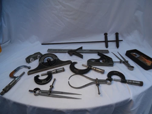 Machinist Tool Lot ~  Starrett , Slocomb etc LOT