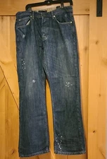 New! Tommy Hilfiger Premium Denim Revolution Jeans Bleach Straight Men's 34x32