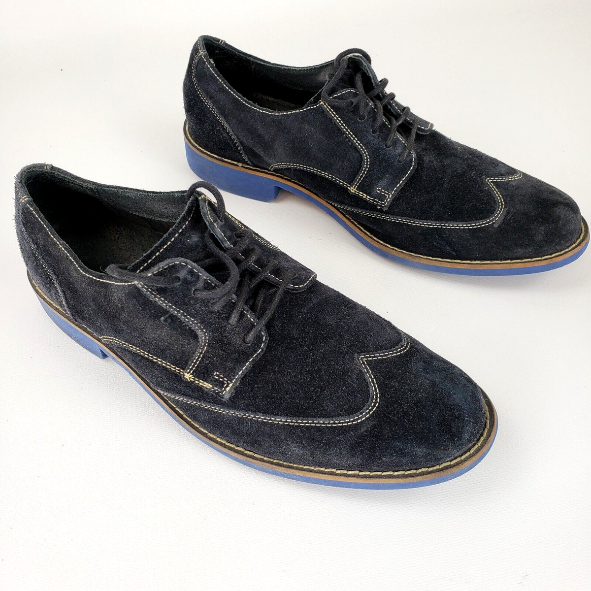 Cole Haan Mens Dress Shoes Size 11.5 Drake Eva Wingtip 