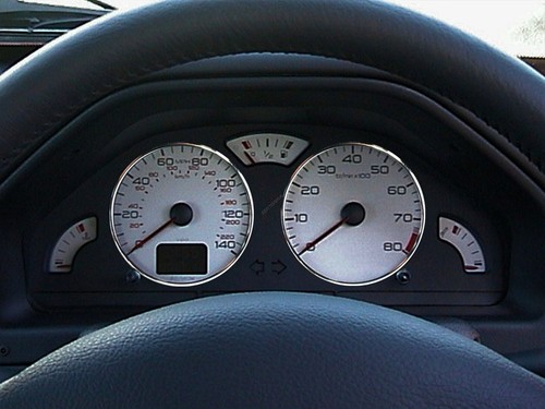 Fits Citroen Saxo 96-03 Cluster Gauge Dashboard Rings Speedo Trim 2pcs - Picture 11 of 12