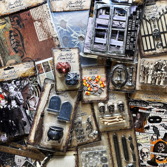 Tim Holtz  Idea-Ology 使用済み12点セットまとめ売り 人物 Amazon.com: Tim Holtz Idea-Ology Layers Collector TH