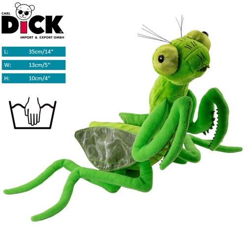 Carl Dick Heuschrecke, Gottesanbeterin ca. 35cm 3286 Kuscheltier, Plüschtier - 第 5/5 張圖片