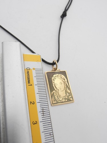 Medalla Con Virgen de Oro 750 ( 18KT ) - Colgante María - Imagen 7 de 7