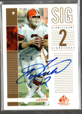 2003 SP Game Used Edition Significant Signatures #TC Tim Couch