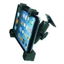 Extended Permanent Screw Fix Adjustable Tablet Holder with Key Lock for iPad Min
