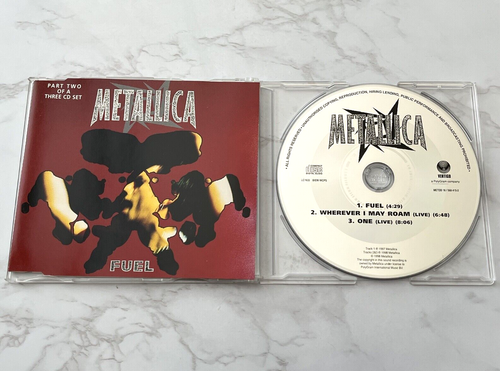 Metallica Fuel CD Single GERMANY IMPORT 1998 Vertigo METDD16 Lars Ulrich OOP CD2