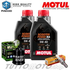 Tagliando PIAGGIO Liberty 125 IGET ABS 3V ie 2017-2020 Olio Motul Filtro Candela
