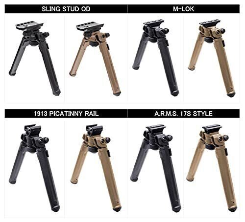 Magpul MAG941-FDE Bipod for M-1913 Picatinny - Flat Dark