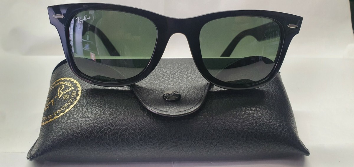 Ray-Ban WAYFARER Evolve 52□22 150 Ray-Ban RB2140 Wayfarer Clear Evolve Sunglasses | LensCrafters