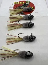 5 Hand Tied 1/16Oz Crappie Lures , Bream, Perch, Walleye Jigs (crappie Jigs)