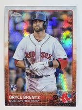 2015 Topps Chrome Prism Refractor Bryce Brentz #69 RC
